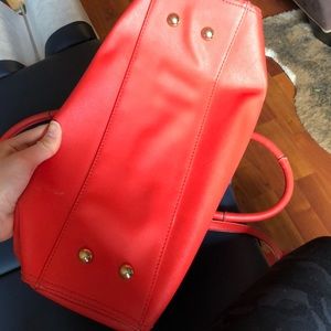 Large leather tote